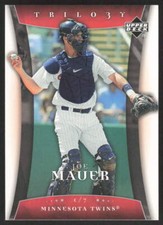 2005 Upper Deck Trilogy   Joe Mauer #49 Minnesota Twins