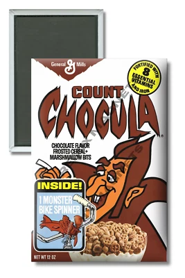 General Mills Count Chocula Cereal 1976 2" x 3" Refrigerator Magnet - Изображение 1 из 3
