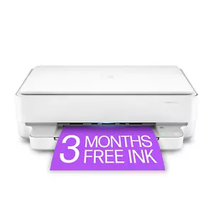 HP ENVY 6052E All-In-One Wireless Color Inkjet Photo Printer with 3 Months Insta - Picture 1 of 12