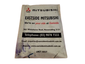 Mitsubishi wallet - pajero lancer evo starion turbo workshop owners manual - 009 - Picture 1 of 5