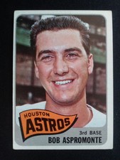 1965 Topps Baseball Card # 175 Bob Aspromonte - Houston Astros