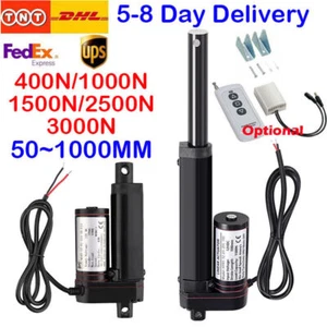 400N 1000N 1500N 2000N 3000N Accionamiento lineal eléctrico 12V Motor lineal 1000MM - Imagen 1 de 45
