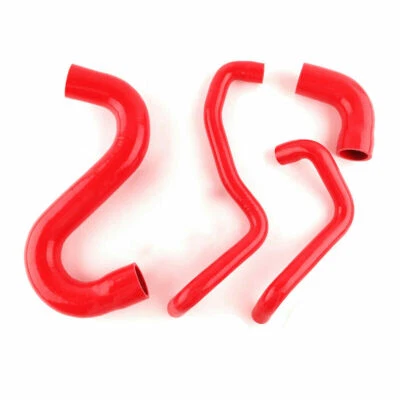 Red For 2015-2019 2016 17 2018 Ford Mustang GT Silicone Radiator Coolant Hose - Image 1 of 3