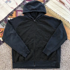 Jordan Brand Zip Up Hoodie Mens 3XL Black Camo Jumpman Embroider Logo Sweatshirt - Picture 1 of 9