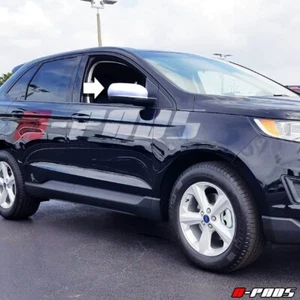 2 espejos retrovisores Ford Edge 2016-2017 2018 para espejos sin señales cubierta cromada - Imagen 1 de 2