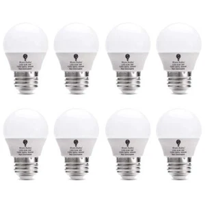 8-Pack BlueX 3W LED Light Bulbs - 25W Equivalent G14 Warm White	 - Picture 1 of 6