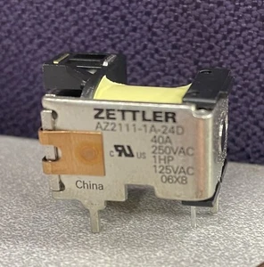 American Zettler AZ2111-1A-24D 40A Mini Power Relay 24VDC coil SPST-NO, Lot of 5 - Picture 1 of 2