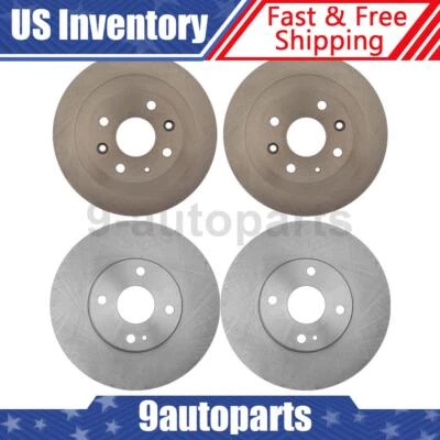 Rotores de freno de disco delanteros traseros para Ford Escort 1991-2003 Foto 1 de 4