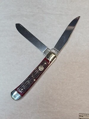 J.A Henckels HK-0005-RP 2 Blade Trapper Knife Red Picked Bone - Image 1 of 4