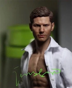 Dean Winchester Jensen Ackles Model  Head Sculpt 1/6 Fit 12'' Action Body Figure - Picture 1 of 4