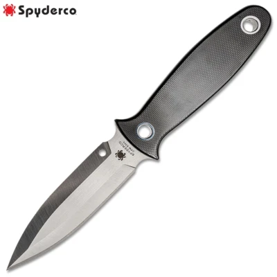 Spyderco Gayle Bradley Nightstick S30V Satin Single Edge Blade w/ Sheath FB47GP - Image 1 of 4