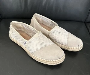 NEW! TOMS Alpargata Rope Espadrilles Women’s 8 Natural Mesh Leather Insole Light - Picture 1 of 9