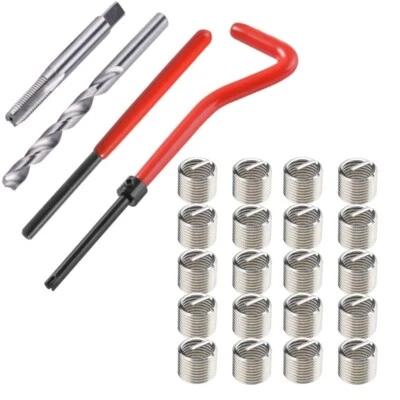 Set di strumenti di installazione punte trapano rubinetto riparazione filettatura danneggiata per manicotti rubinetto - Immagine 1 di 4