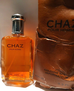 Chaz Pour Homne ( formerly by Revlon) Cologne Vapo 3.3 FLOZ/ 100 ML DAM BOX