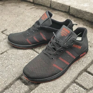 Hombres Mujeres Gimnasio Entrenadores Informales Deportes Correr Tenis Zapatos con Cordones Talla 5-9 - Imagen 1 de 65