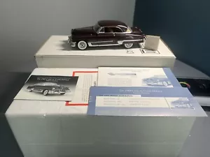 Franklin Mint 1949 Cadillac Coupe Deville Limited Edition Maroon 1/24 Car w/Box  - Picture 1 of 20