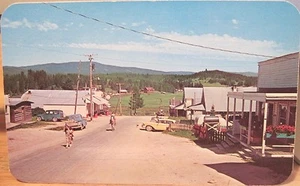Postal de Idaho ELK CITY Main St Gold Rush Camp E de Grangeville Ross Hall ca1960 - Imagen 1 de 2