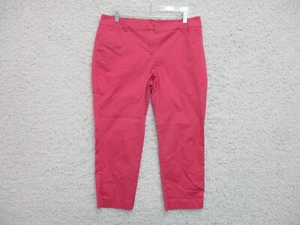 New York & Company Pants 12 Womens Regular Size Pink Mom Fit Stretch Casual Logo - Picture 1 of 12