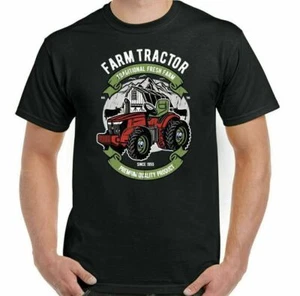 Granja Tractor Hombre Divertido Camiseta Granjero Conductor Regalo Padre Día Top - Imagen 1 de 20
