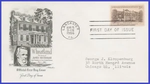 USA4 #1081 ADDR ARTMASTER FDC   Wheatland - Bild 1 von 1