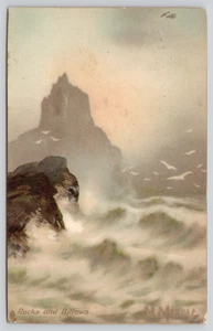 Postcard Rocks and Billows Connoisseur Series What Are the Wild Waves Saying? - Picture 1 of 2