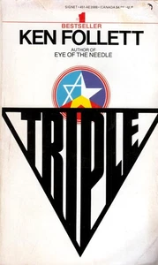 Triple by Ken Follett / 1980 Paperback Espionage Thriller - Picture 1 of 1