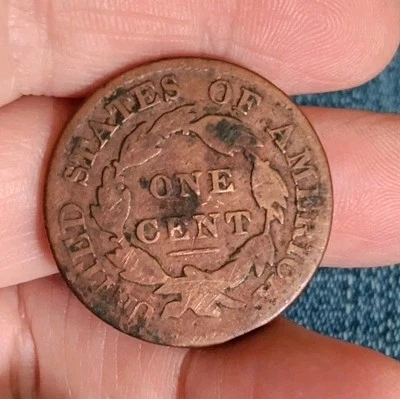 1826 Large Cent Coin U.S. Coronet Head - Image 1 of 3