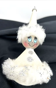 Soffieria De Carlini Adorno de Navidad Muñeco de Nieve Vidrio Soplado Italia 5.5" - Imagen 1 de 8