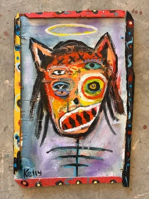 "HoLY CoYote"... arte popular suroeste santa fe nuevo méxico Foto 1 de 3