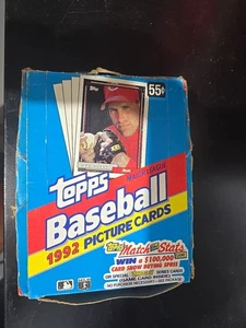 1992 Topps Baseball Wax Box 36 Packs Sealed Gold Card Manny Ramirez RC *1 - Picture 1 of 2