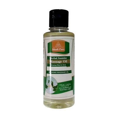 @ Gelsomino & Mogra Olio Massaggi Rilassante Mente & Corpo Per Unisex 210 ML - Immagine 1 di 4