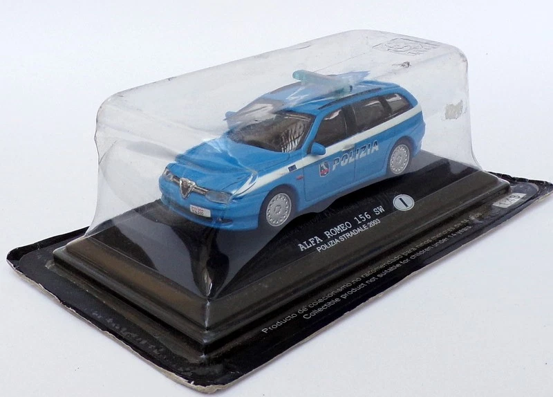 Altaya 1/43 Scale Police Car ALP06  - Alfa Romeo 156 SW - Polizia Stradale 2003 - Image 1 of 1