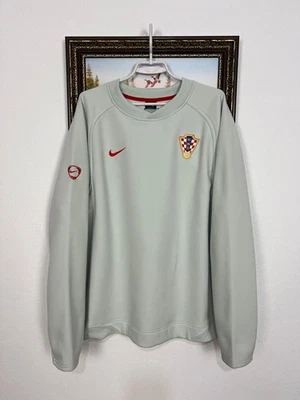 De colección Nike Croacia Fútbol Tren Sudadera Fútbol Cuello Redondo Chaqueta Para Hombres Talla XL Foto 1 de 4