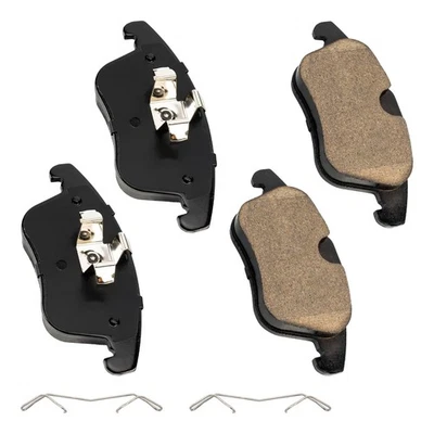 Conjunto de pastilhas de freio dianteiras de cerâmica compatível com 2012-2017 Volkswagen Passat Audi Q3 Quattro - Imagem 1 de 4