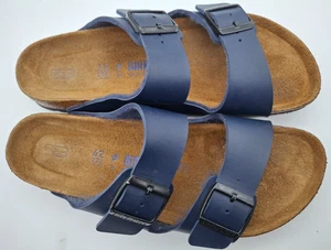 BIRKENSTOCK SANDALEN BLAU WEICHBETTUNG, ARIZONA - UK 8, EUR 42 SCHMAL - Bild 1 von 15