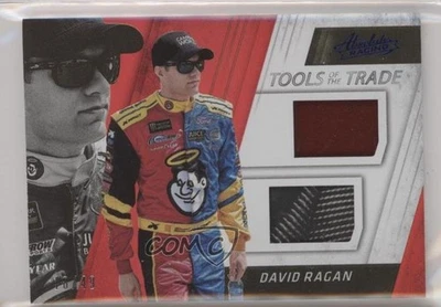 2017 Panini Absolute Tools of the Trade Duals Spectrum Blue /49 David Ragan - Image 1 of 2