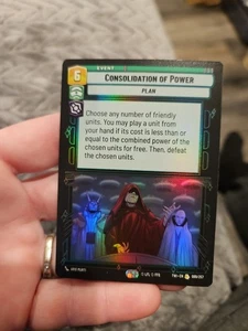 Star Wars Unlimited Consolidation of Power #089 Twilight of the Republic HOLO - Picture 1 of 3