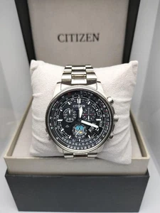 CITIZEN Blue Impulse Eco-Drive H610-T019382 Solar Men's Quartz Wrist19.5cm Used - Picture 1 of 15