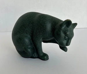 Yao You-Xin - massive Bronze Katzenskulptur - 1985 Franklin Mint - Bild 1 von 9