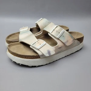 Papillio by Birkenstock Arizona Plateau Vegan Birko-Flor Sandalen Pantolette Gr. 10N - Bild 1 von 13