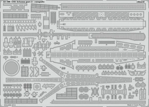 EDUARD 53100 - 1:200 USS Arizona Teil 2 - Katapulte - Bild 1 von 1