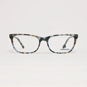 Charmossas Iriqui Women's Rectangular Glasses in Blue Tortoise | Size: 53mm - Bild 1 von 12