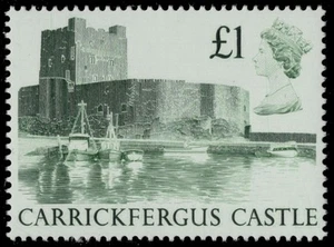 GREAT BRITAIN 1230 (SG1410) - Carrickfergius Castle "1988 Green" (pc26071) - Picture 1 of 1