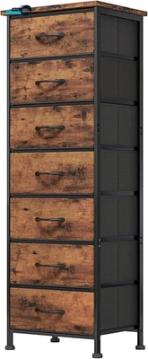 Tall Dresser for Bedroom, Storage Dresser Organizer with 7 Fabric Drawers - Image 1 of 4