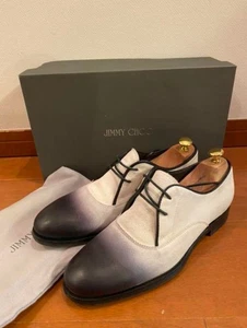 Jimmy Choo Zapatos de Vestir Gamuza Negro x Blanco Talla 42 US About9 Para Ho... - Imagen 1 de 24