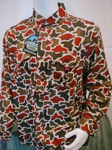 NWT AMIGO Arkansas Razorbacks Camo Style Dri-Fit Long Sleeve HOGS Shirt Large 🐗 - Imagen 1 de 15