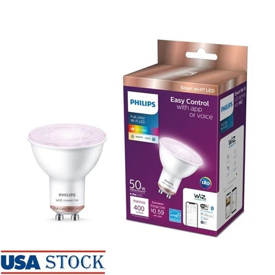 Smart Wi-Fi Dimmable GU10 LED Bulb Color Changing Control Alexa Google Home New - Image 1 of 4