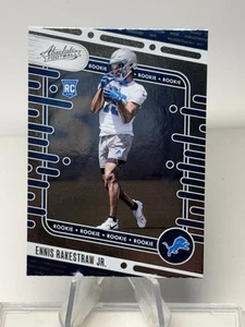 2024 Absolute Ennis Rakestraw JR RC #158 Base Foil Detroit Lions - Picture 1 of 2