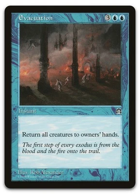 Evacuation (NM) Stronghold STH Magic MTG - Image 1 of 2