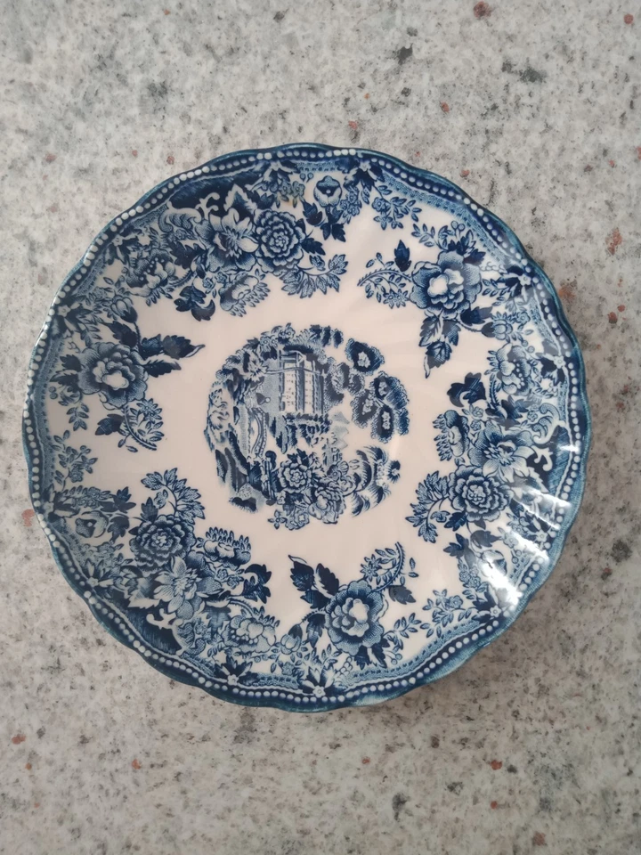 Churchill. Tonquin. Blue. Tea Cup Saucer. (14.5cm). Made In England. - image 1 of 4